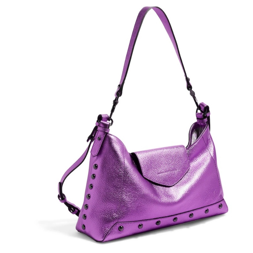 Aimee Kestenberg Hella Good Purse in Metallic Purple Leather
